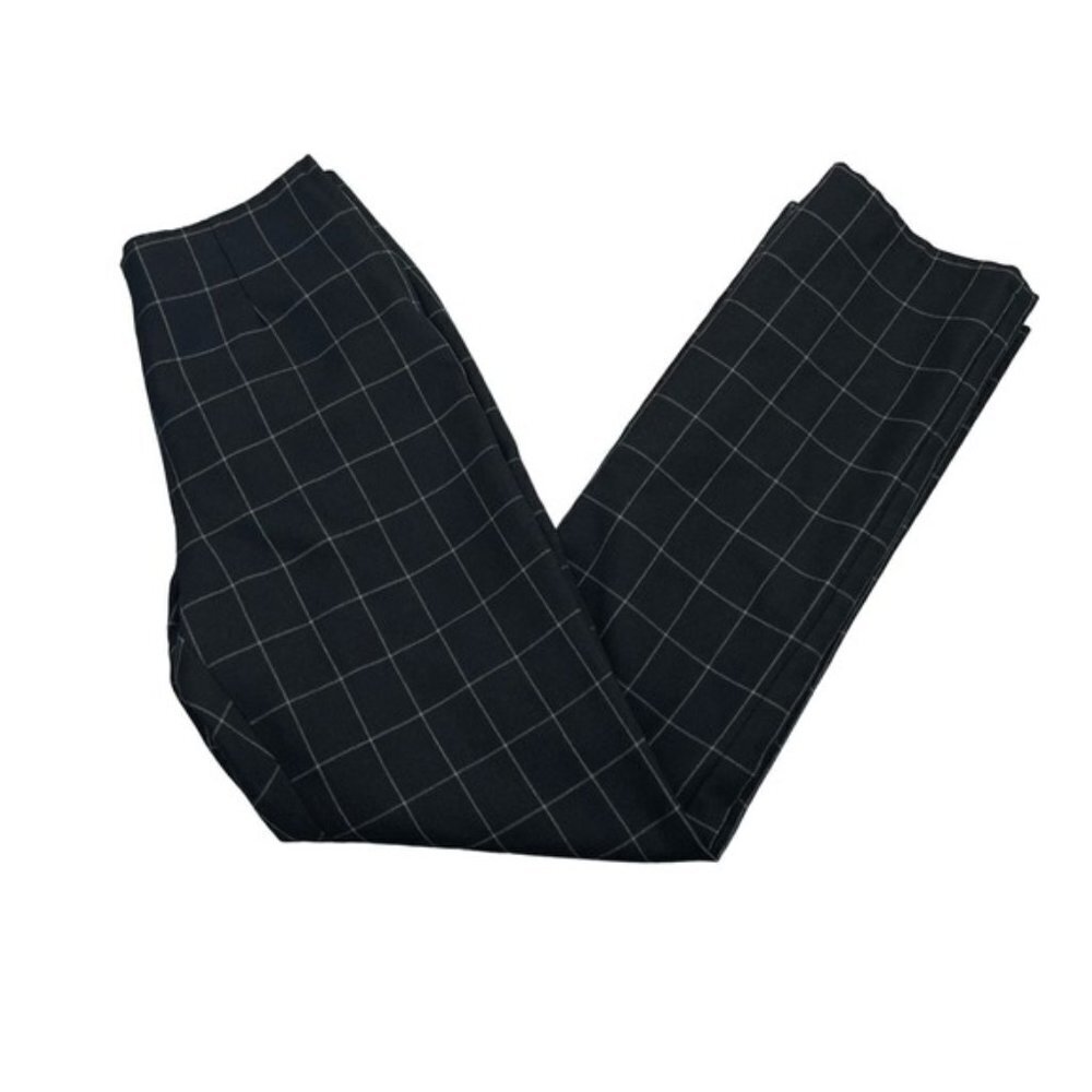 J. CREW Wool Blend Windowpane Slim Pants Sz 2P - Picture 2 of 6